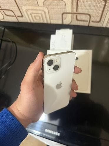 telefon 100azn: IPhone 13, 128 GB, Ağ, Face ID — 6