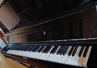 Musiqi alətləri: Akkustik piano – şaquli model - Rəng: qara, parlaq laklı korpus - — 1
