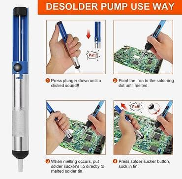 defter qelem: Rəqəmsal temperatur göstəricili lehimləmə dəsti Məhsulun tərkibi: - — 3