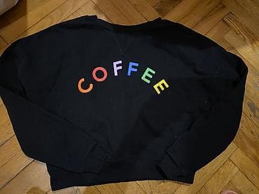 Праздничные костюмы: Qara uzunqollu üst geyimləri seti - Qara sweatshirt: Ön hissədə — 1