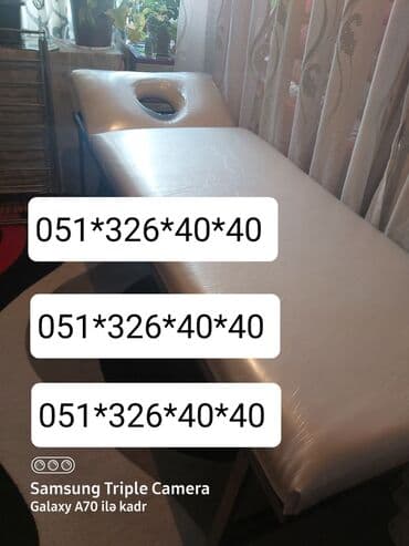 xirdalanda masaj edirem: Yeni, Kosmetoloji kuşetka, Qatlanmayan, rəng - Ağ — 28