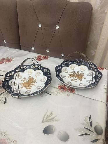 serviz qablar: Bir çox qab yenidir istifadə olunmayıb dəst cüt və ya 6 ədəddir — 10