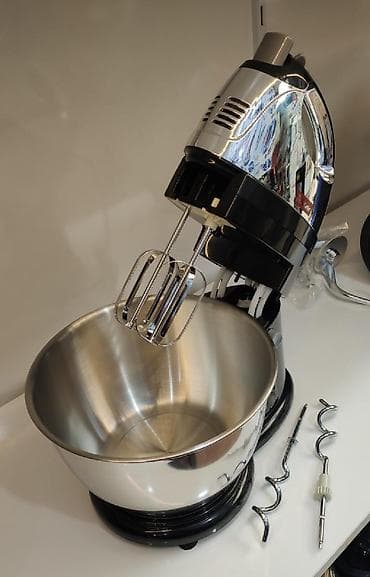 Mikserlər: Mikser mixer qabli mikser Silver Turk markasi 350 watt guc 5 suretli — 4