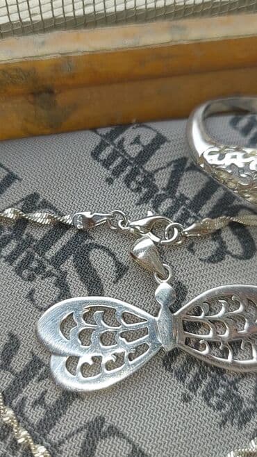 585 əyar qızılın qiyməti: Boyunbağı, Gümüş — 1