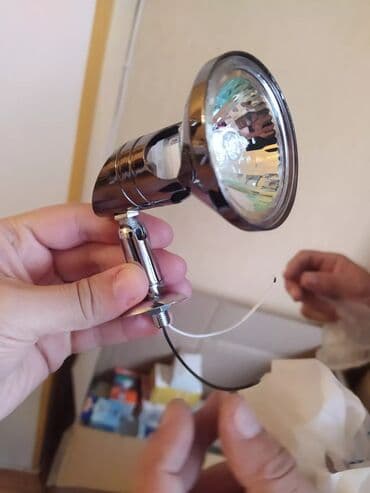 rəngli lampalar: İşıqlandırma üçün nəzərdə tutulmuş, metal korpuslu, dairəvi formalı — 5