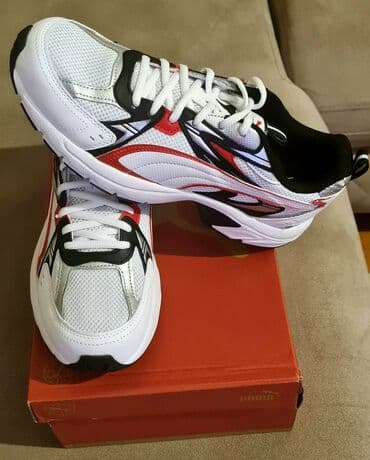 ayaqqab: Puma Milenio Tech ağgümüşüqırmızı rənglərin qarışığıdır — 5