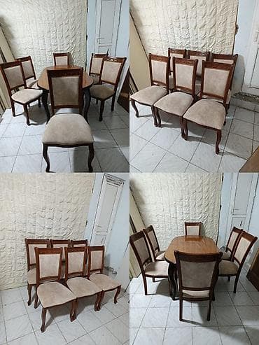 ikinci el stol stul satışı: Masa dəsti satılır 230₼. Təcili satılır. Ünvan Həzi Aslanov Fatimə99 — 1