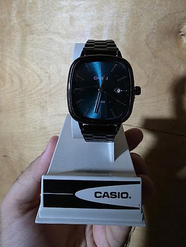 "Casio" kişi qol saatı. Qutulu. Yenidir. Cəmi 20 manata. Qutusu ilə — 2