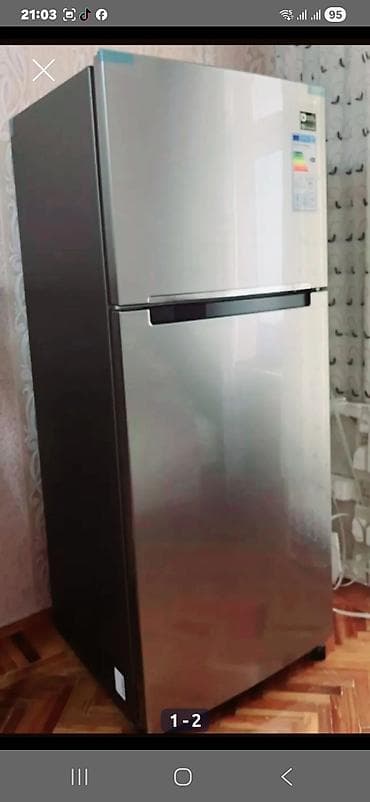 soyuducu işlənmiş: İşlənmiş 2 qapılı Samsung Soyuducu Satılır, rəng - Boz — 1