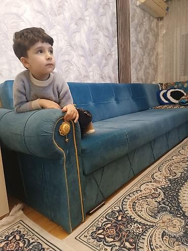 İşlənmiş, Künc divan, Divan, Bazalı, Açılan — 4