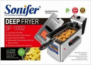 semicka aparati: Fri kartof üçün, Tək gözlü, 3 l — 4