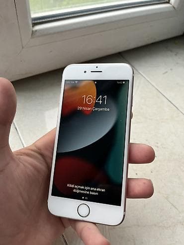 IPhone 6s, Rose Gold, Barmaq izi