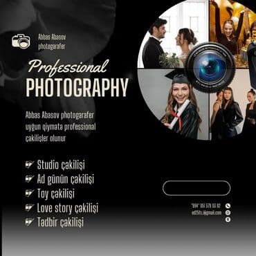 ведущий на свадьбу: Foto çəkiliş | Yerinə gəlməklə | Slide Show, Toy fotosesiyası, Foto reklama — 1