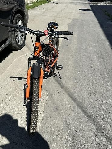 kirayə velosiped: Dağ velosipedi – tam asqılı, yığıla bilən gövdə, 26" təkərlər — 2