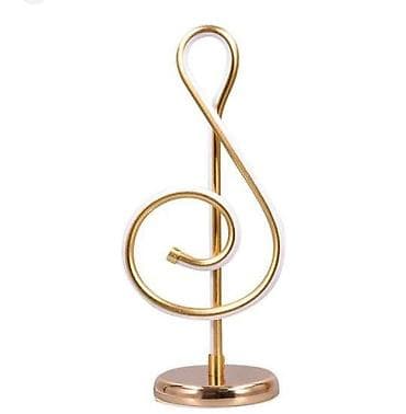 Vazalar: Musiqi notası (sol açarı) formasında LED masa lampası - Dizayn — 3