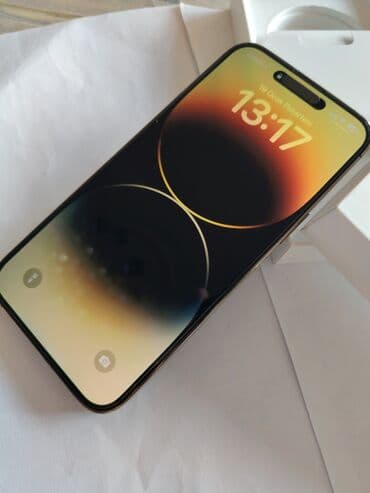 iphone 11 ucuz: IPhone 14 Pro Max, 256 GB, Qızılı, Face ID — 6