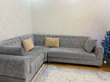 Künc divan, İşlənmiş, Açılan, Bazalı, Parça, Çatdırılma yoxdur