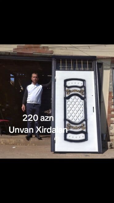 kreditle demir qapilar: Yeni Giriş qapısı Zəmanətli, Ödənişli quraşdırma, Ödənişli çatdırılma, Rayonlara çatdırılma — 3
