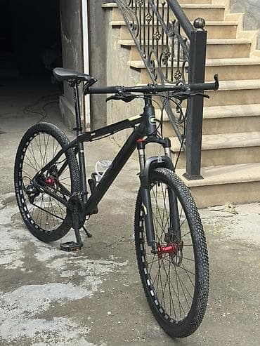 velosipedlər mtb: MTB velosiped – 29” təkərlər - Güclü alüminium çərçivə, mat qara — 2