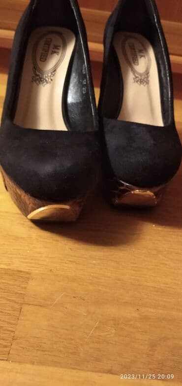 босоножки на тракторной подошве с каблуком: Tuflilər, Ölçü: 39, Yeni — 9