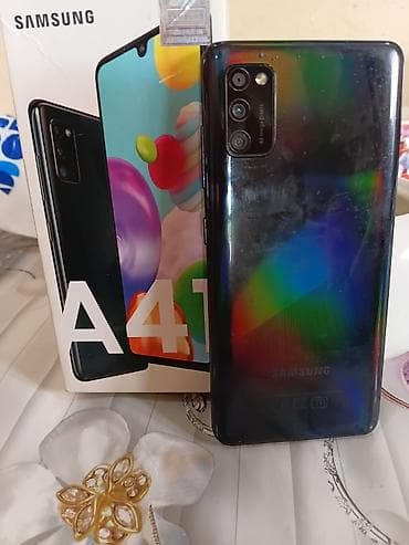 iphone 13 təzə: Samsung Galaxy A41, 64 GB, rəng - Qara, İki sim kartlı — 2