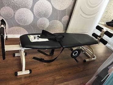 Çoxfunksiyalı trenajor skamyası - Tam ölçülü yastı skamya: qalın