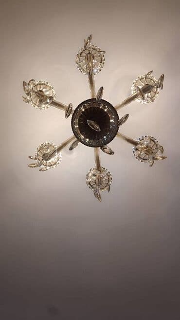 ikinci el qapi pencere: Çılçıraq, 6 lampa, Metal — 2