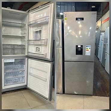 soyuducu qapi rezini: Samsung iki qapılı soyuducu (alt hissə dondurucu) - Rəng: inox — 1