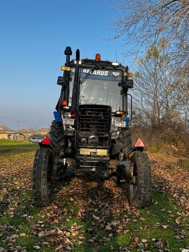 yer şumlayan texnika: Belarus MTZ traktor - Rəng: mavi, orijinal “BELARUS” yazıları və — 6