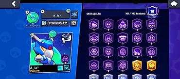 Brawl Stars hesabı – yüksək kubok və prestijlə dolu - Kupa yolu — 3