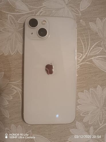 iphone x ekranı: IPhone 13, 128 GB, Ağ, Face ID, Simsiz şarj — 7