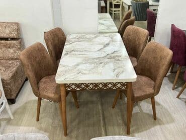 yığılıb açılan stol: 🇹🇷Türk istehsalı Möhtəşəm ✨✨ Kuxna üçün stol stul dəsti 4 stul 1 — 3