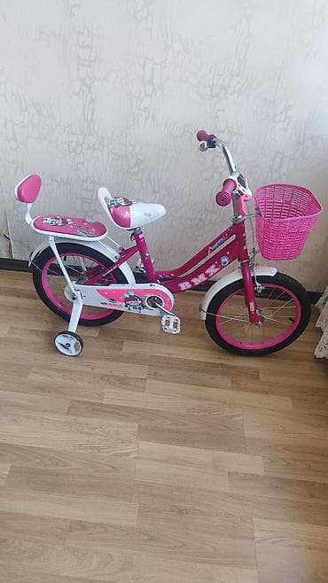 bicycle stargazer: Uşaq velosipedi – BMX üslubunda, çəhrayı-ağ rəng palitrası ilə — 2