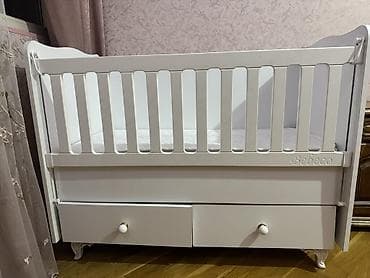 kafe ucun bar: Oğlan və qız üçün, Dördbucaq, Beşik, Dəstsiz, Matras ilə, Yellənmə mexanizmsiz — 4