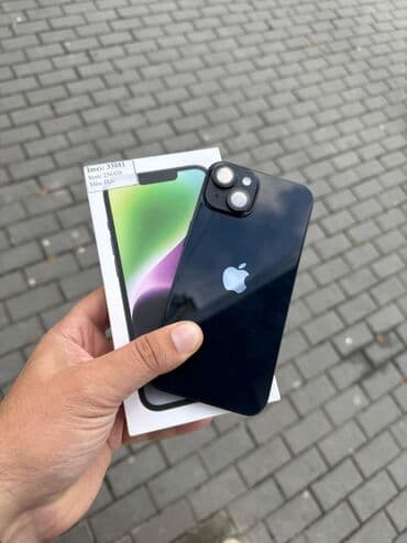 IPhone 14, 256 GB, Qara, Face ID