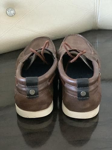 kişi ayaqabısı: Kişi mokasinləri – qəhvəyi rəng - Üst material: yumşaq dəri effekti — 6