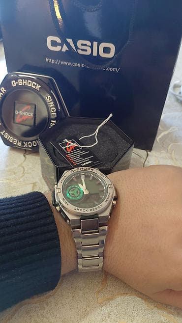 Смарт браслеты: Наручные часы, Casio, цвет - Серебристый — 1