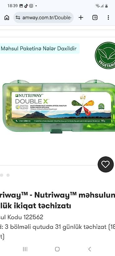 optitect vitamin c: Amway/Nutrilite və Artistry məhsulları 1) Nutrilite Qaraqilə + Lutein — 10