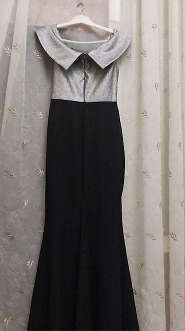 Paltolar: Fervente brendi, ölçü 40 - Model: Uzun ziyafət/libas - Rəng: Gümüşü — 1