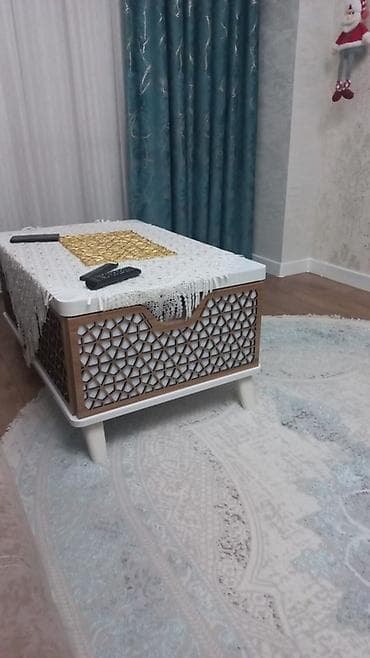 stol taxta: Qonaq masası, İşlənmiş, Transformer, MDF, Kvadrat masa — 2