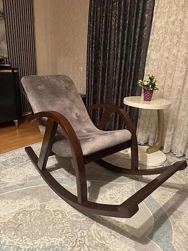 mudir kreslosu: Kreslo-kaçalka, Vеlur parça — 1