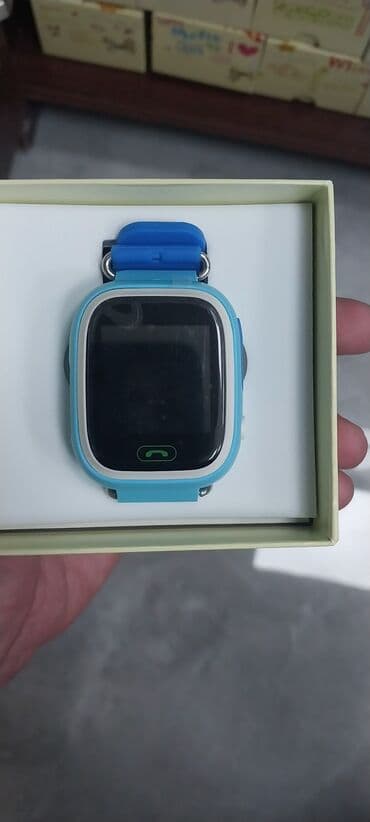 таблетка барои фарбех шудан: Смарт часы, Умные, Сенсорный экран, цвет - Голубой — 3