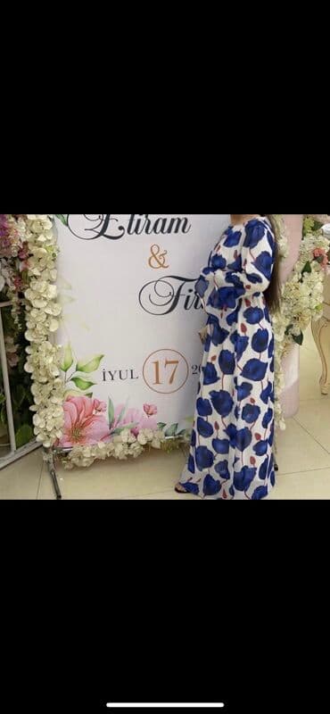 çiçəkli ətəklər: 2 ədəd uzun ziyafət/libas geyimi paketi 1) Qırmızı maxi don - Axıcı — 2