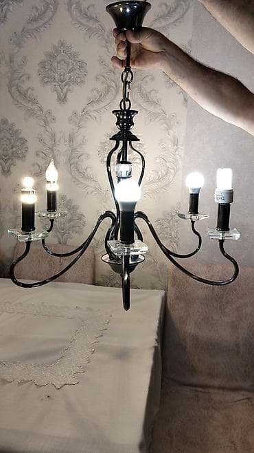 Çılçıraq, 6 lampa, Metal lalafo.az -da Çılçıraq, 6 lampa, Metal