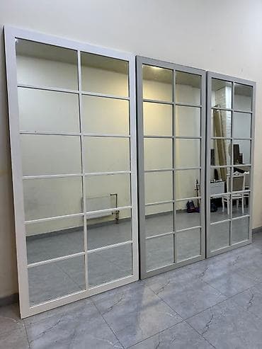 asılqan paltar: Güzgü Döşəmə üstü, Düzbucaqlı, Çərçivə ilə — 1
