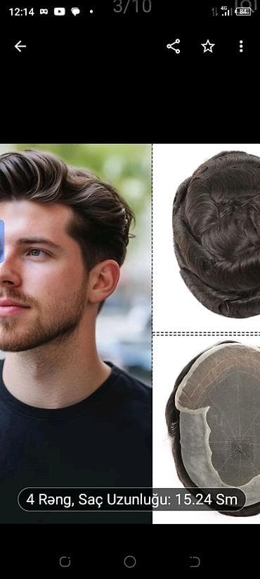 protez saclar: Protez saçlar, Təbii, Yeni — 1