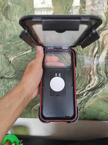 su qaynadan: Mototsikl/velosiped üçün suya və toza davamlı telefon qutusu və sükan — 3