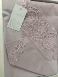 Güzgülər: Süfrə Cynthia Home Collection süfrə dəsti. - Rəng: pudra/şaftalıya — 3