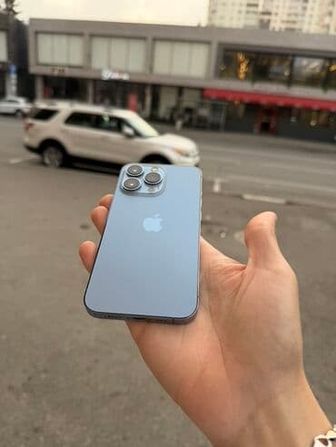 iphone 13 ikinci el qiymeti: IPhone 13 Pro, 128 GB, Blue Titanium, Face ID — 1