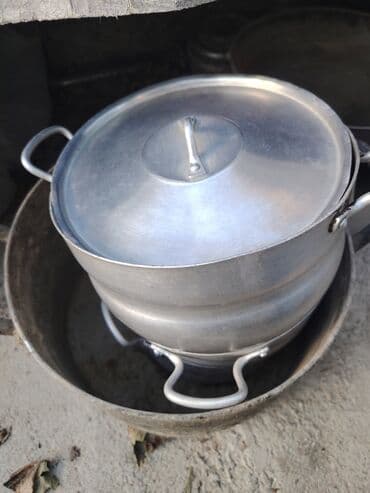 Qazan, rəng - Boz, Alüminium